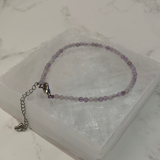 Lavender Fluorite Bracelet