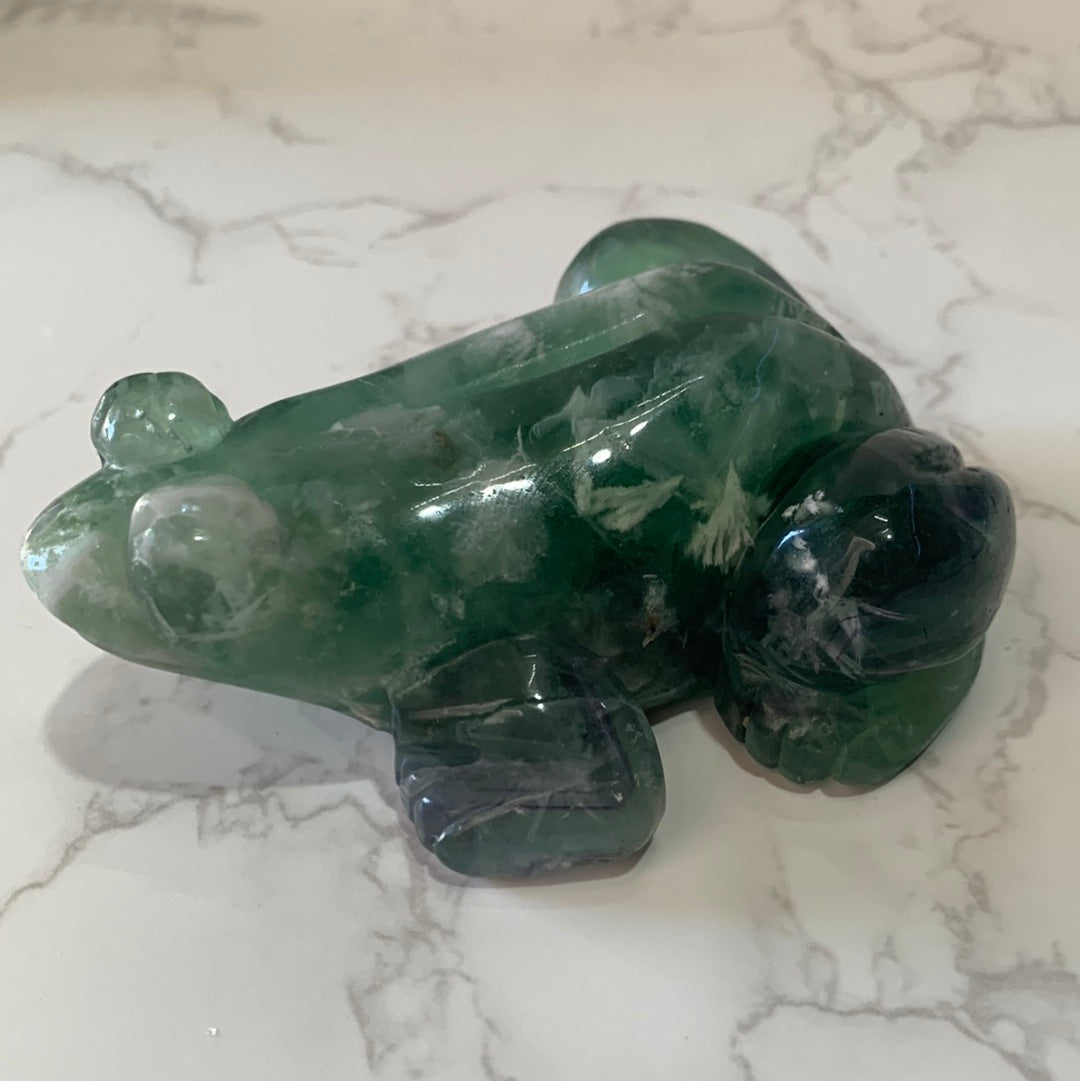 Feather Fluorite Frog