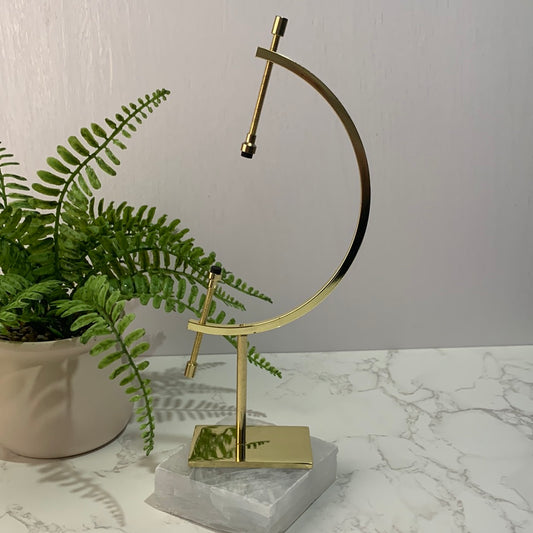 Large Globe Sphere Stand - Gold